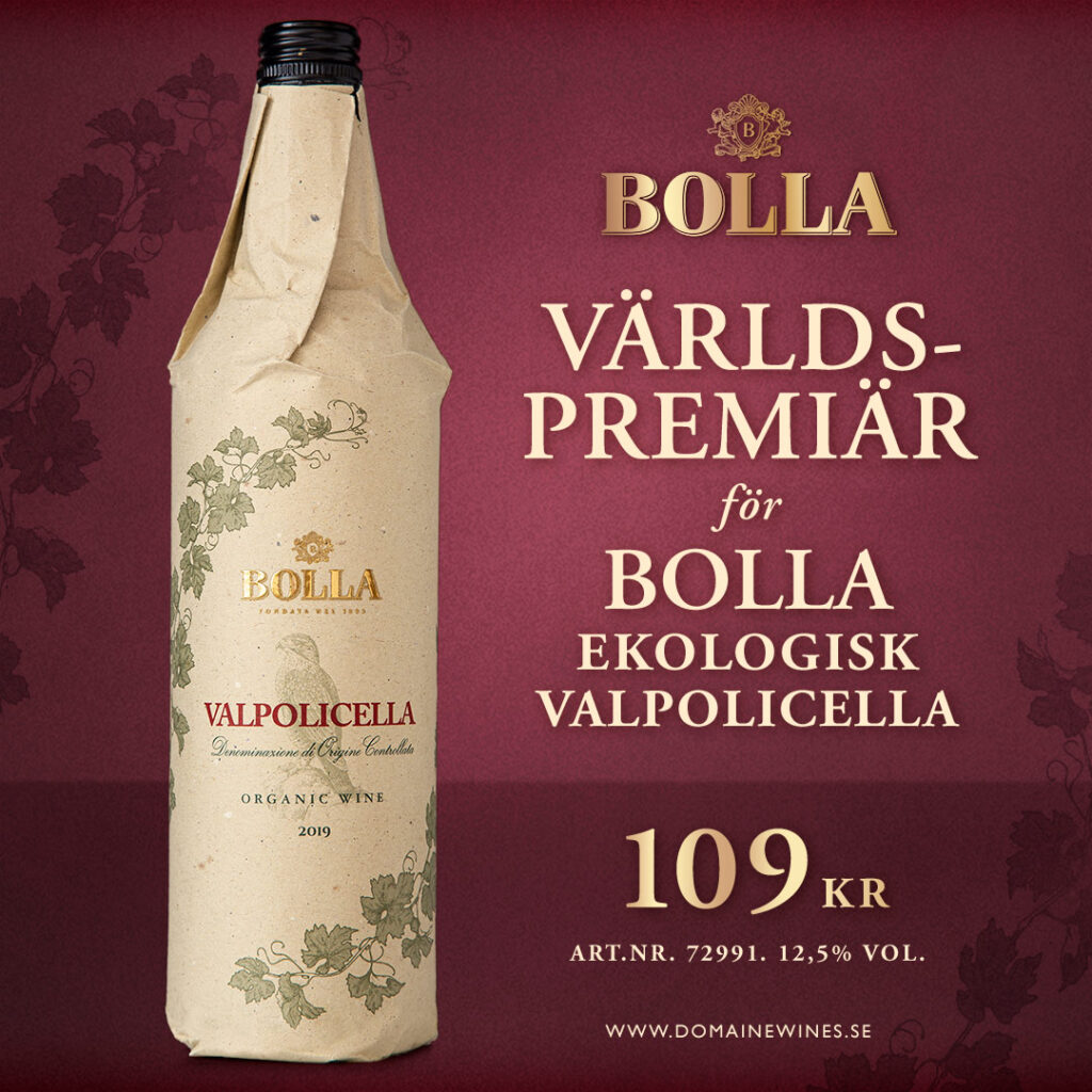 Bolla Valpolicella organic – Allt om Vin