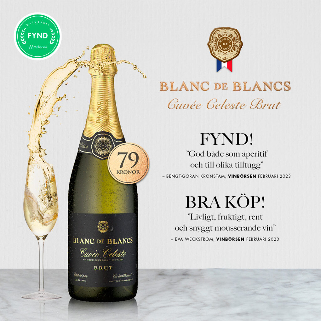 Cuvée Celeste Blanc de Blancs Brut – Allt om Vin