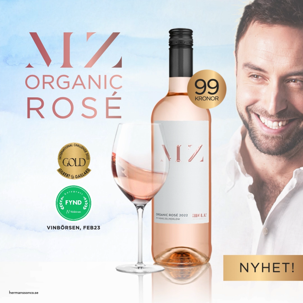Hola MZRosé by Måns Zelmerlöw – Allt om vin