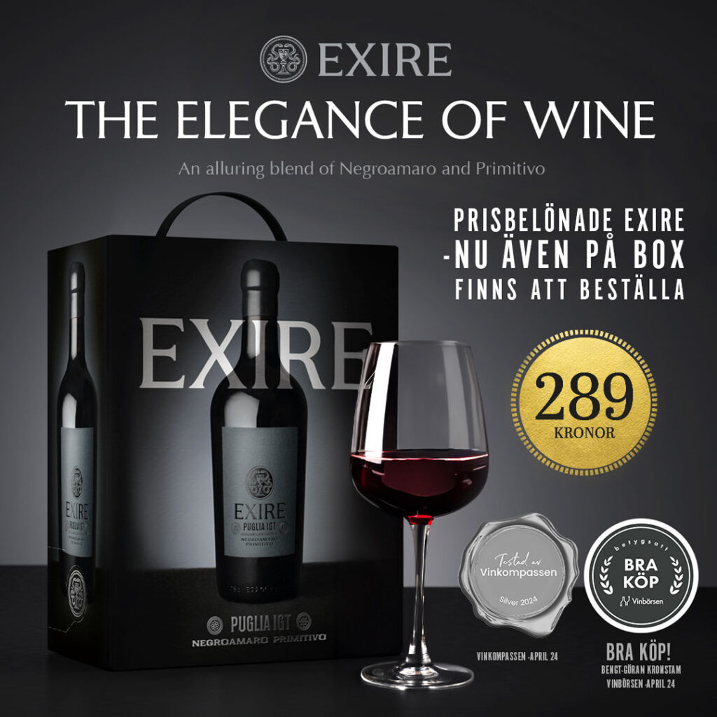 Exire Negroamaro Primitivo BIB – Allt om Vin