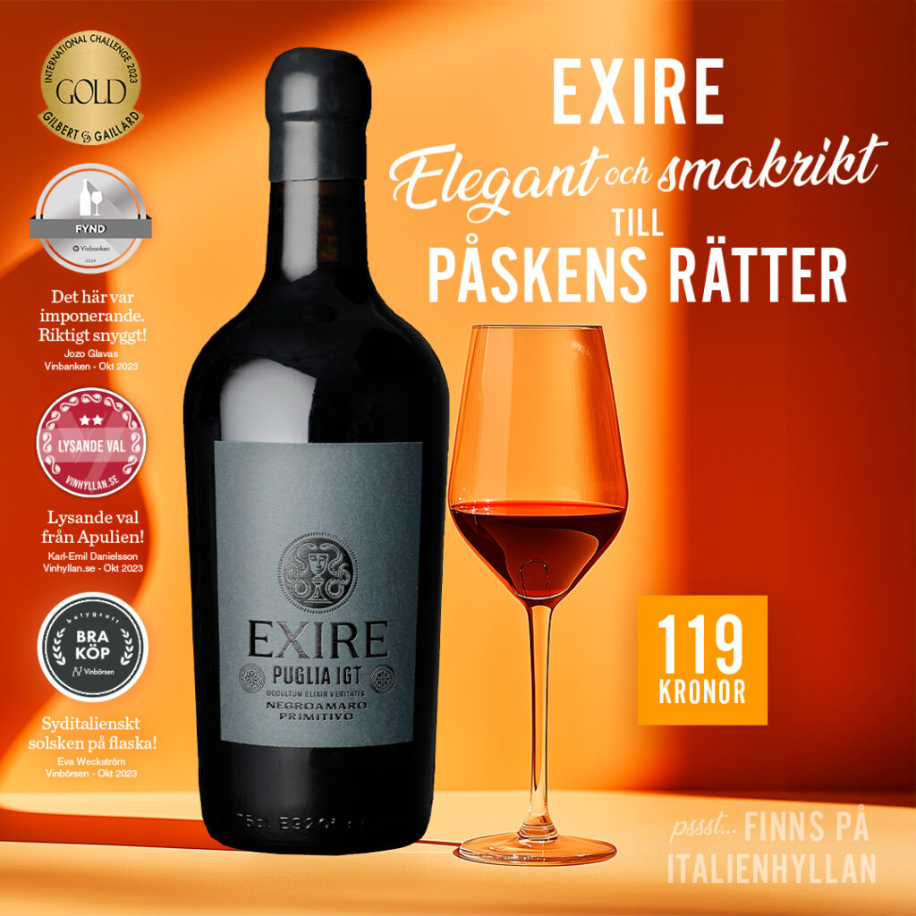 Exire Negroamaro Primitivo – Allt om Vin