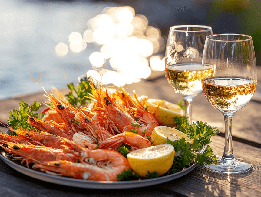 Vin till räkor